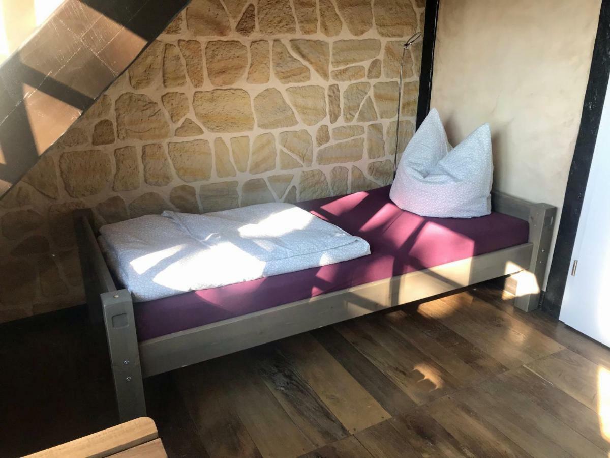 Ferienwohnung Wachstube Mit 3 Schlafraeumen Im Rittergut Leppersdorf Wachau Bagian luar foto