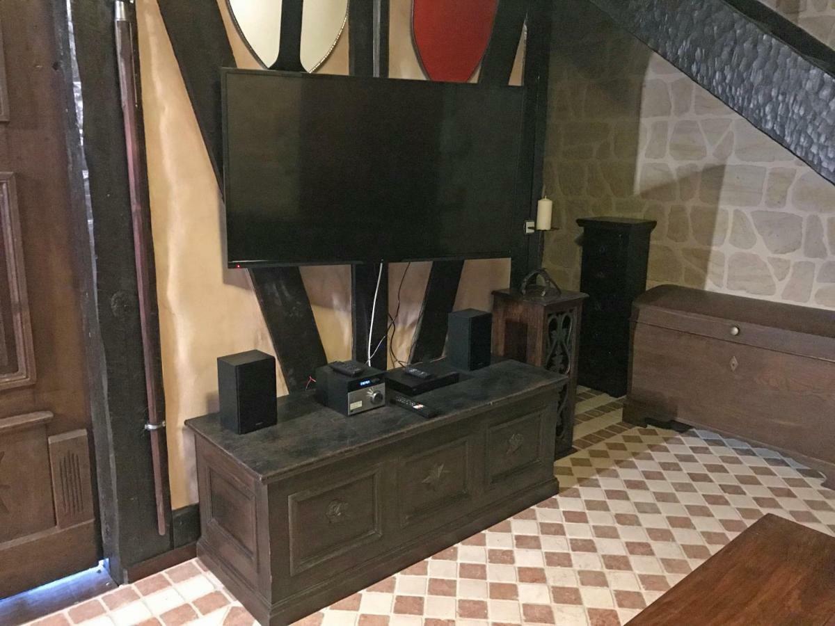 Ferienwohnung Wachstube Mit 3 Schlafraeumen Im Rittergut Leppersdorf Wachau Bagian luar foto