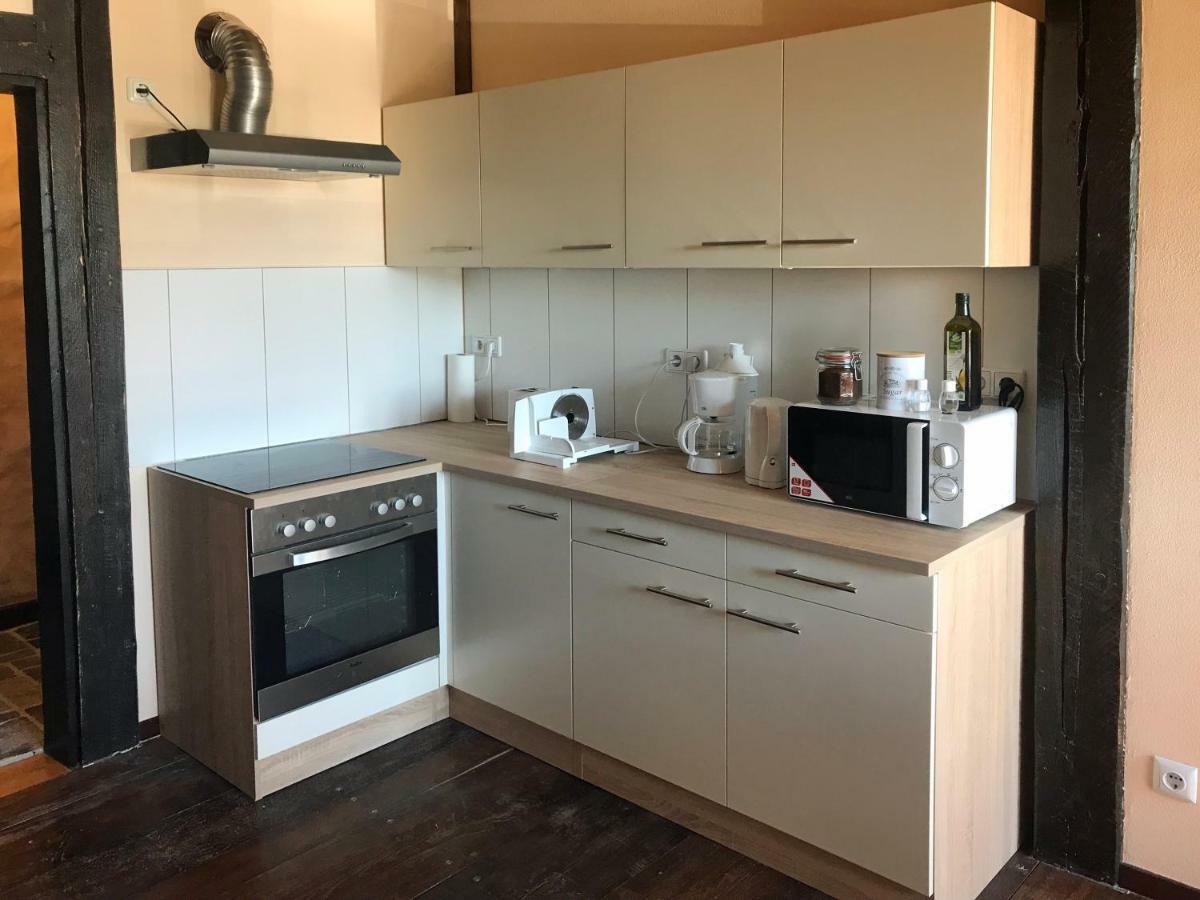 Ferienwohnung Wachstube Mit 3 Schlafraeumen Im Rittergut Leppersdorf Wachau Bagian luar foto